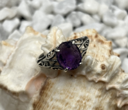 Amethyst Ring S925 (8x10mm)