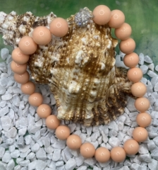 Shellpearl Collier Apricot 16 mm