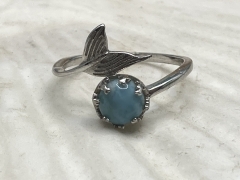 Larimar Ring S925