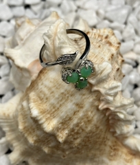 Chrysopras Ring Lucky S925