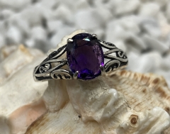 Amethyst Ring S925  (7x9mm)